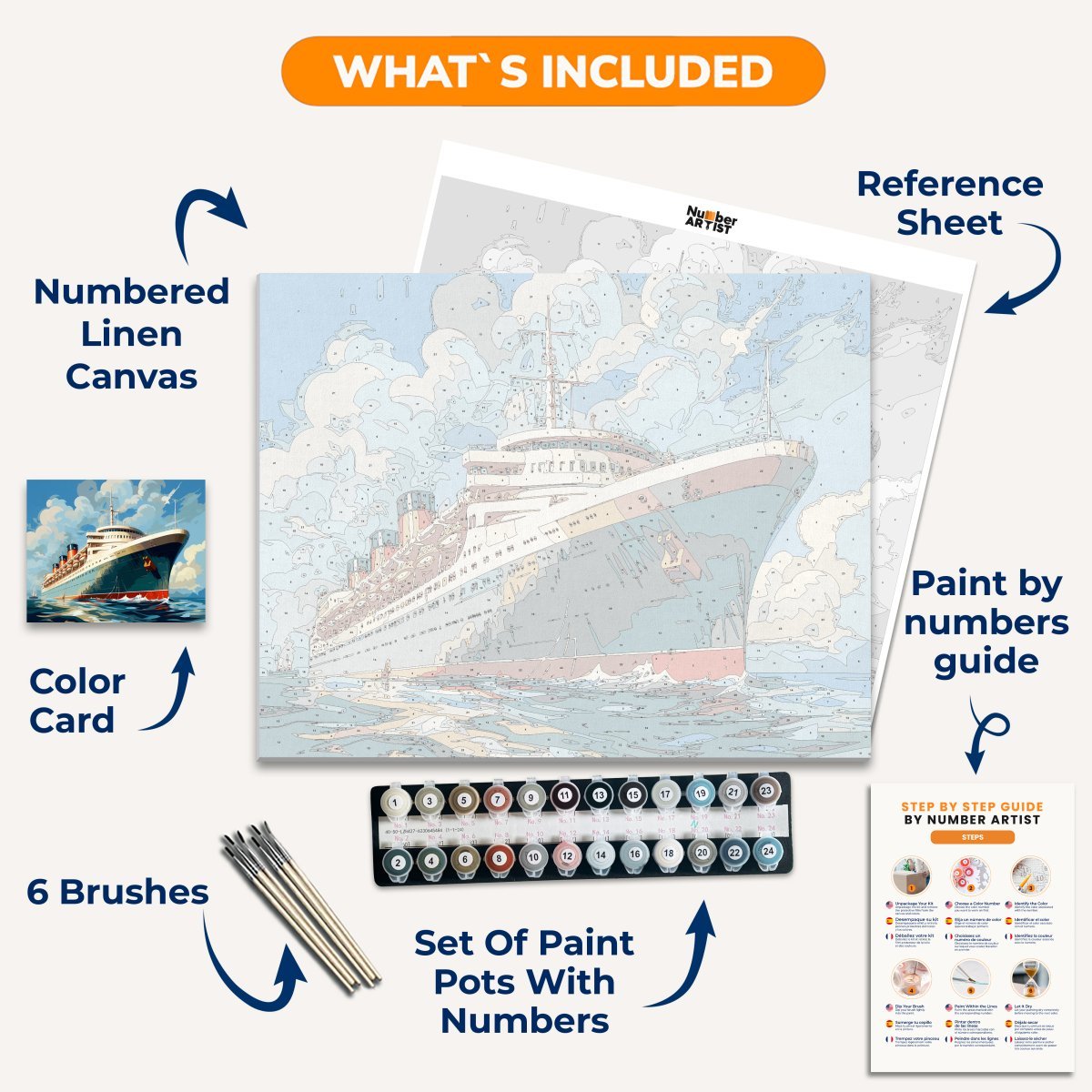 Cruise of the Future - Number Artist Diamond Painting Kits