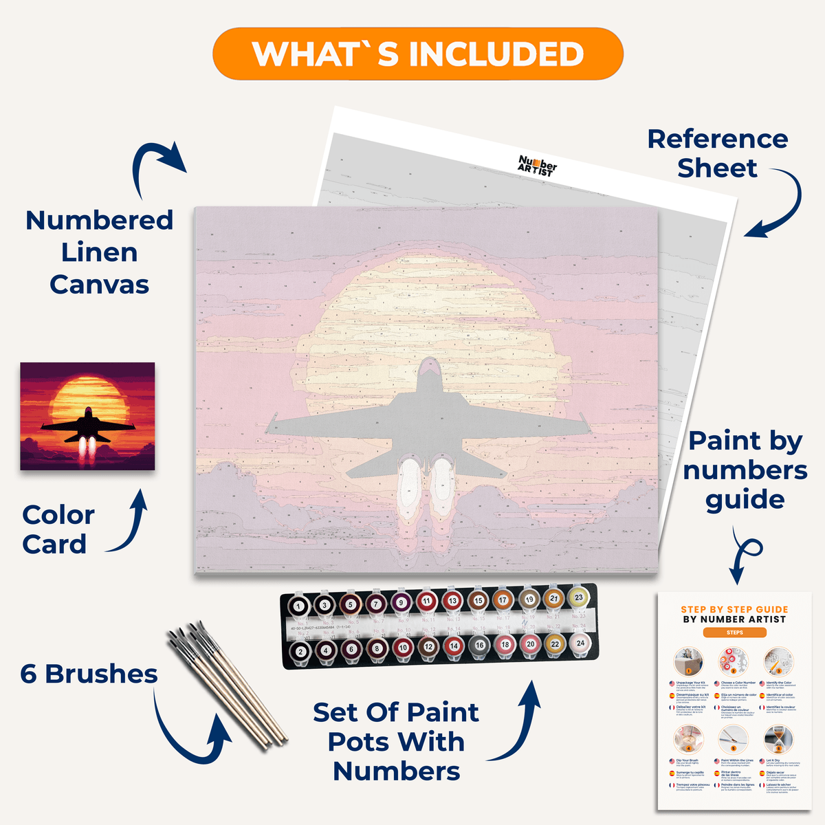 Danger Zone - Number Artist Paint by Numbers Kits