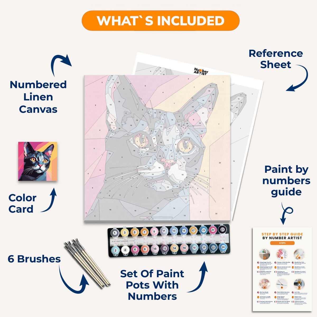 Dark Meows - Number Artist Diamond Painting Kits
