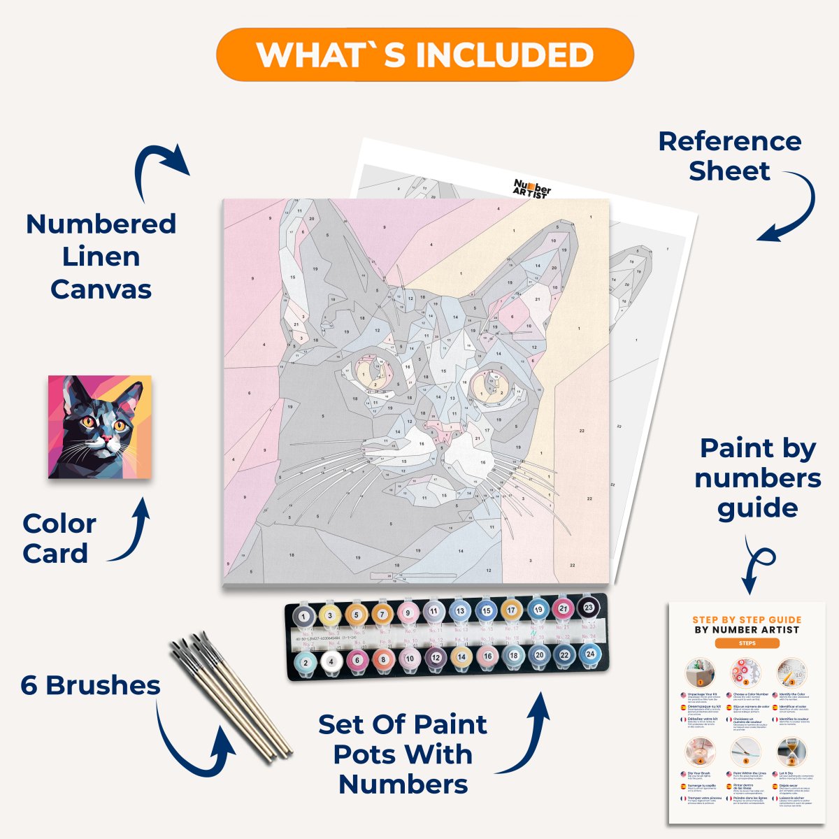 Dark Meows - Number Artist Paint By Numbers Kits