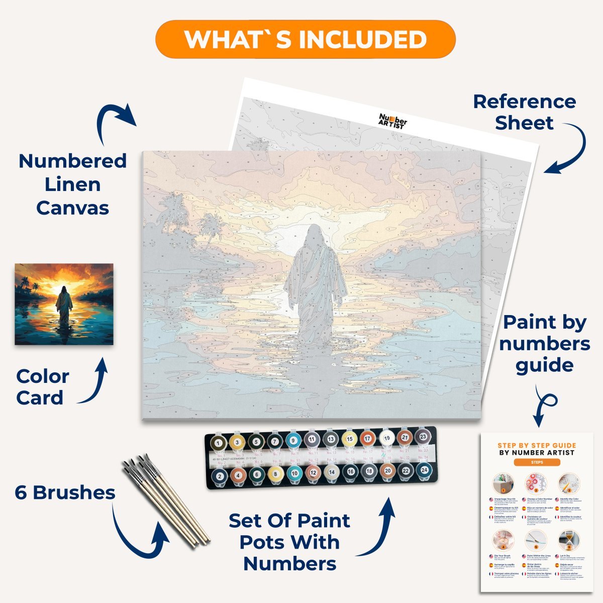 Dawn Steps - Number Artist Diamond Painting Kits