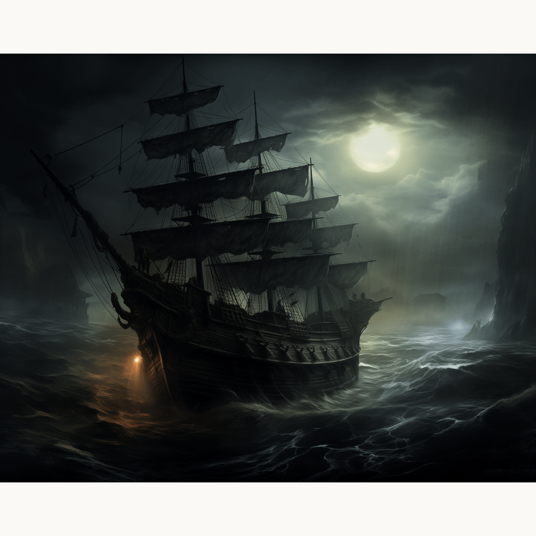 Dead Man's Ship - Number Artist Diamond Painting Kits