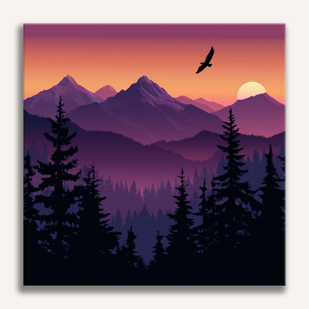 Distant Horizon - Number Artist Diamond Painting Kits