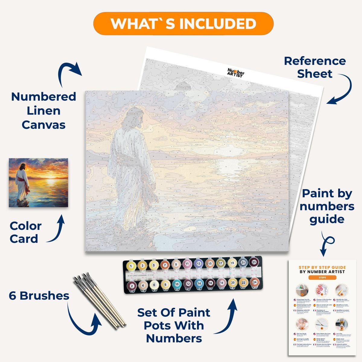 Divine Sunset - Number Artist Diamond Painting Kits