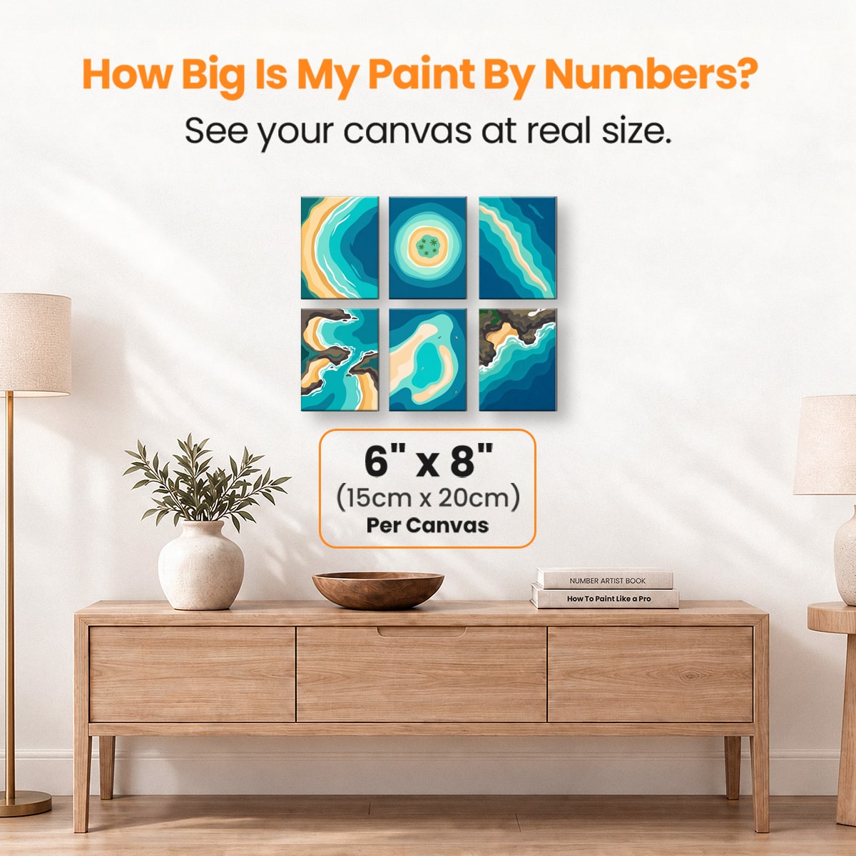 Isle Minimalism - Number Artist Paint by Numbers Kits
