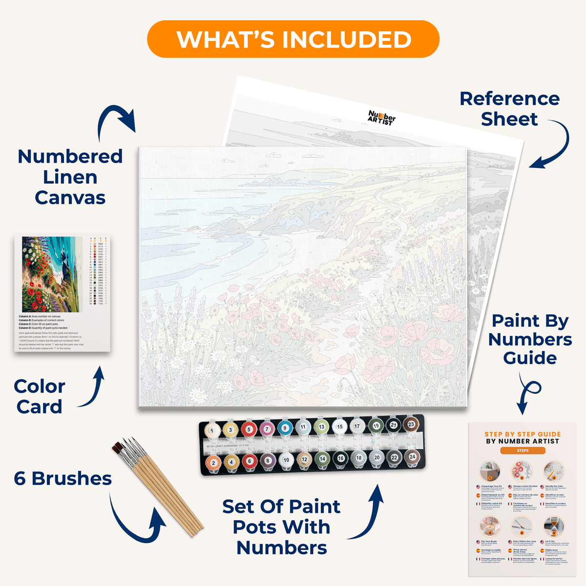 Joyful Wander - Number Artist Paint by Numbers Kits