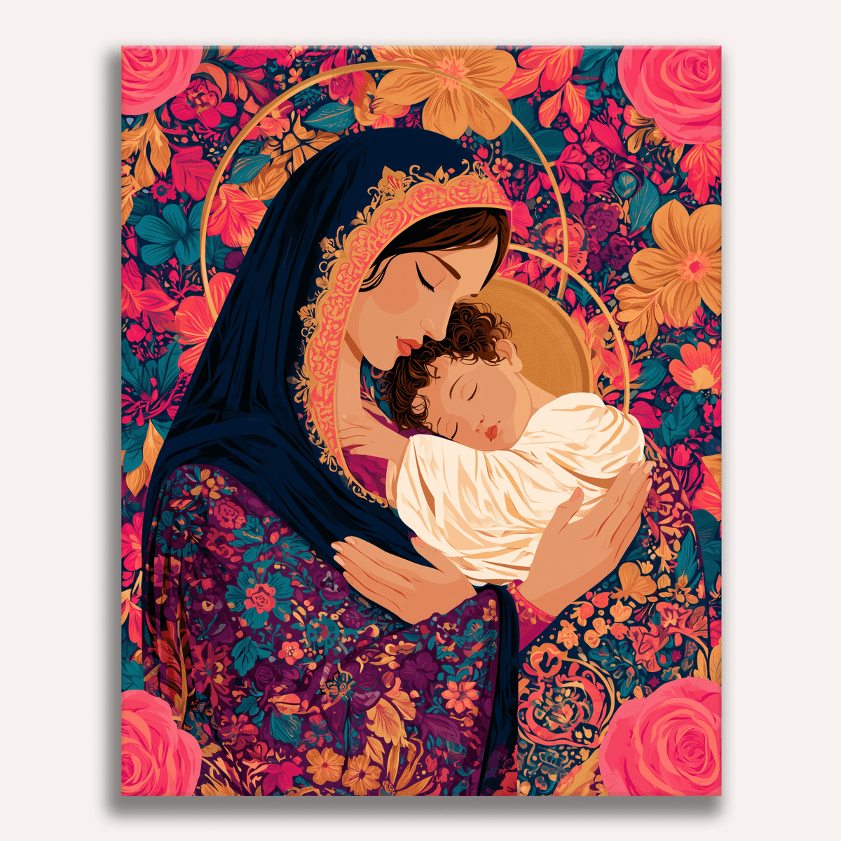 Maternal Love - Number Artist Paint by Numbers Kits