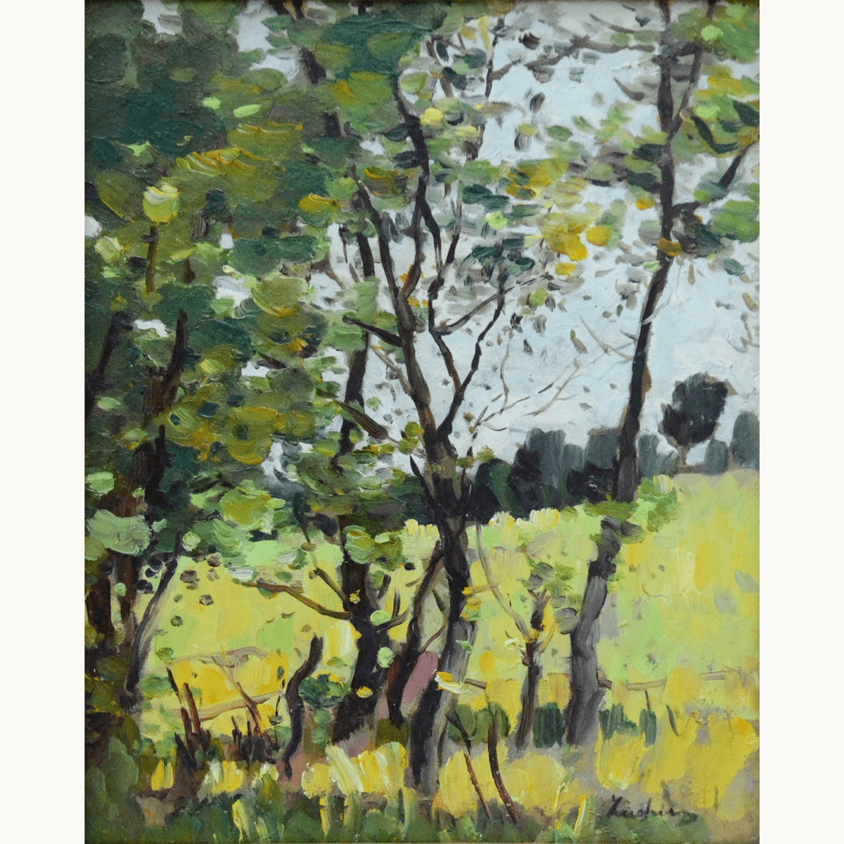 The Meadow at Poduri by Stefan Luchian - Number Artist Paint by Numbers Kits