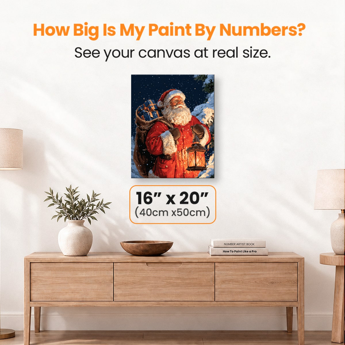 Busy Christmas Night - Number Artist Paint by Numbers Kits