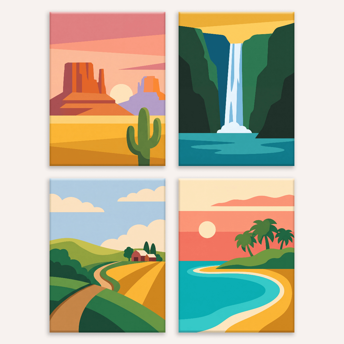 Distant Lands - Number Artist Paint by Numbers Kits