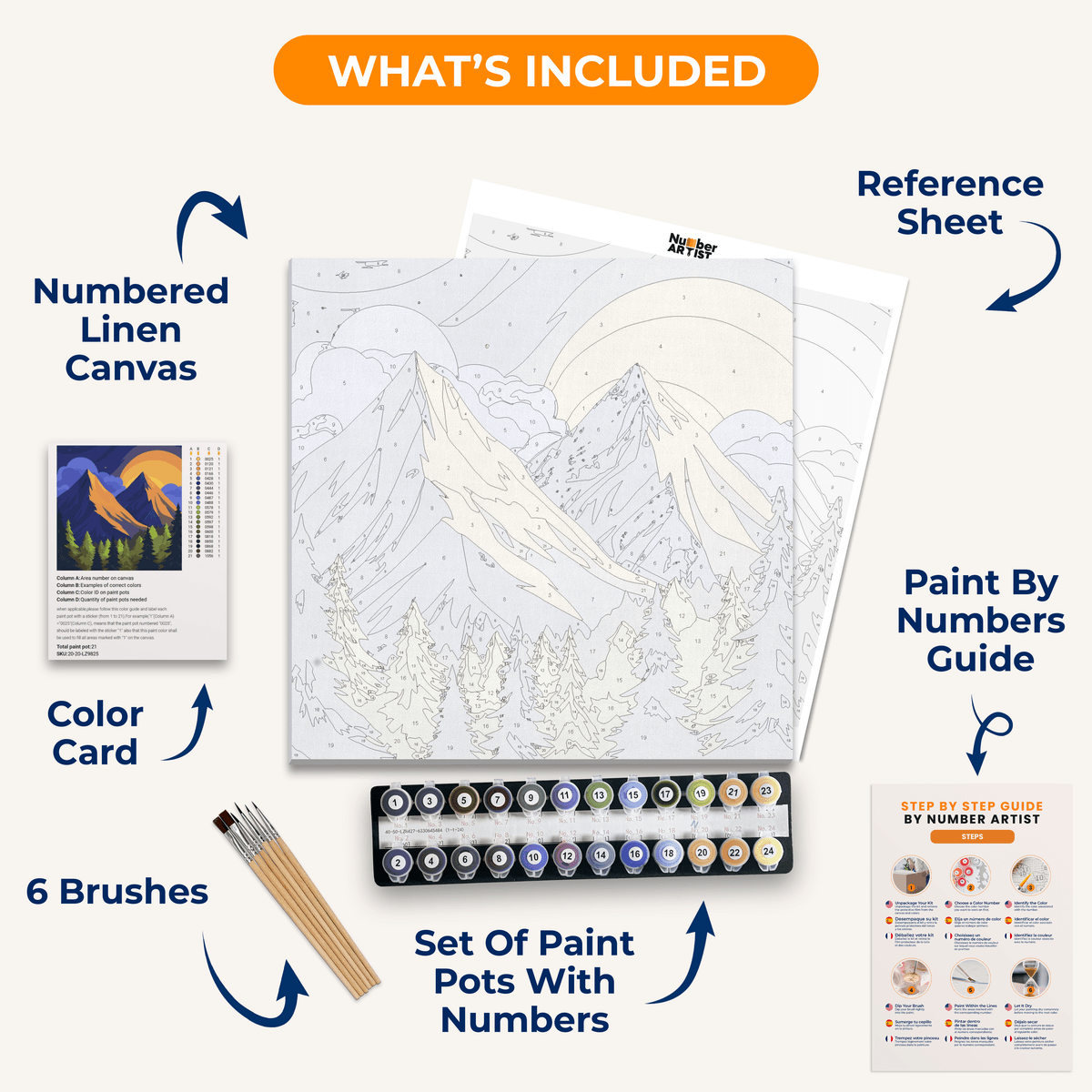 Nighty Landscape - Number Artist Paint by Numbers Kits