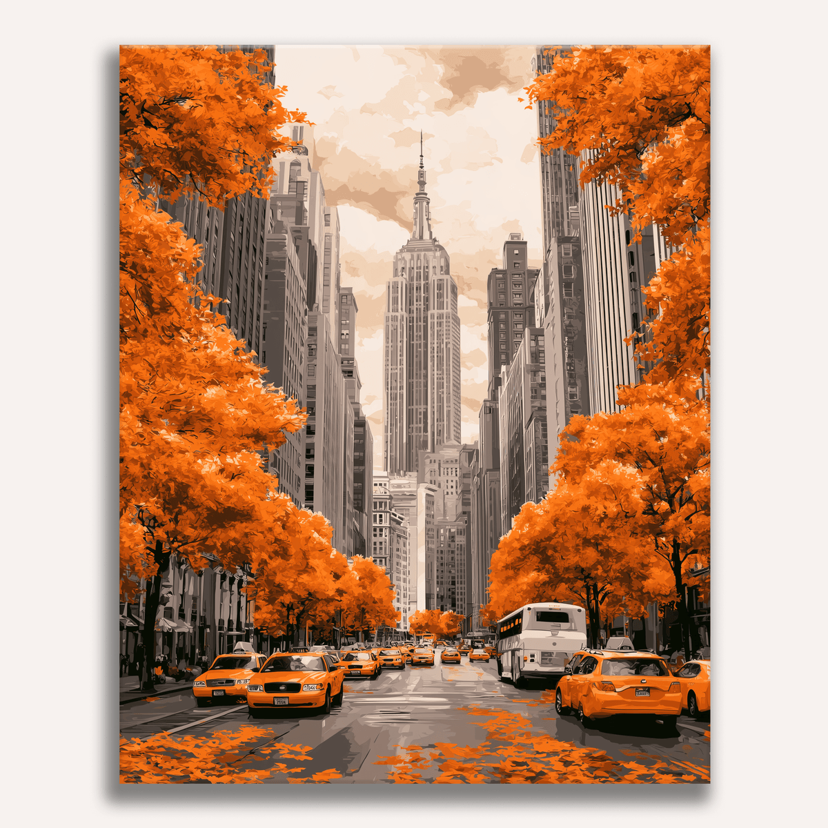 Busy Streets - Number Artist Paint by Numbers Kits