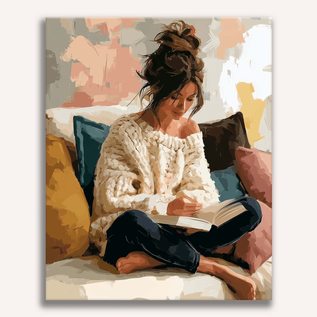 Pretty Reader - Number Artist Paint by Numbers Kits