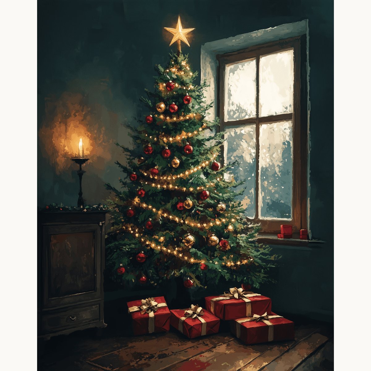 Quiet Christmas - Number Artist Paint by Numbers Kits