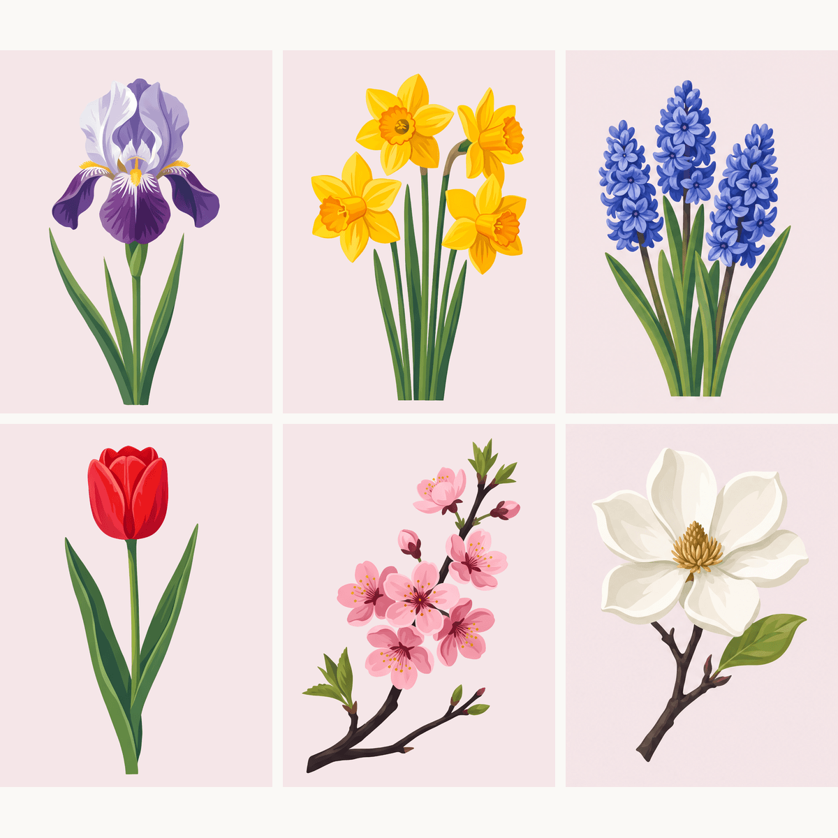 Spring Petals - Number Artist Paint by Numbers Kits