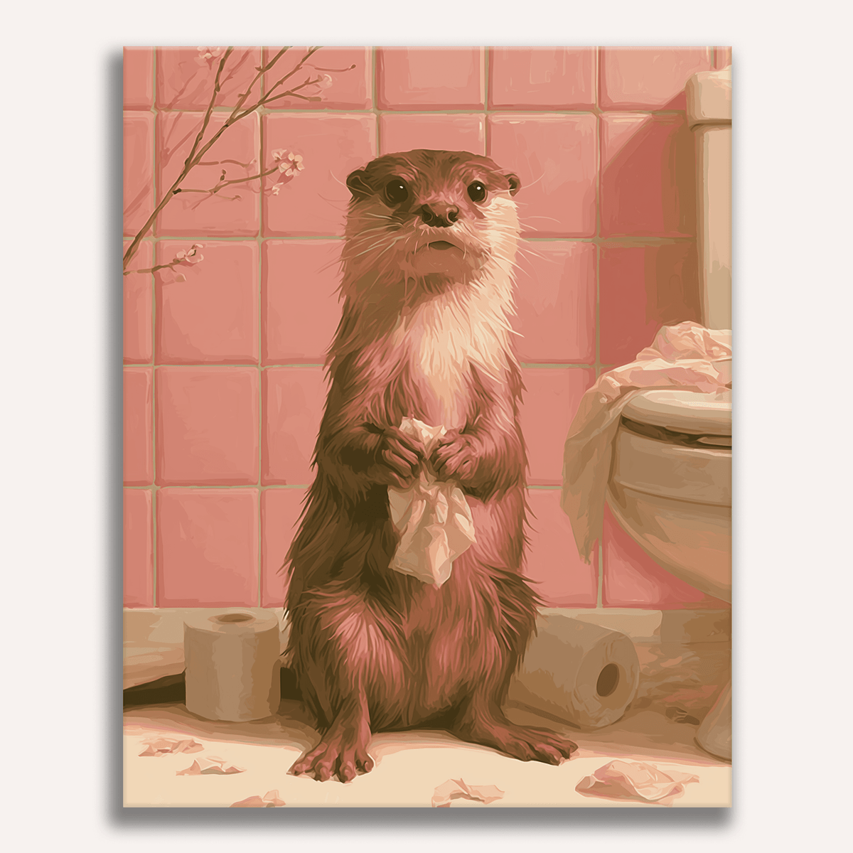 Otter's Mess - Number Artist Paint by Numbers Kits