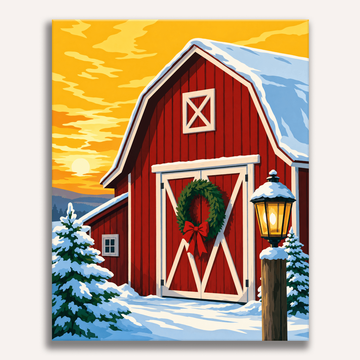 Homestead Cheer - Number Artist Paint by Numbers Kits