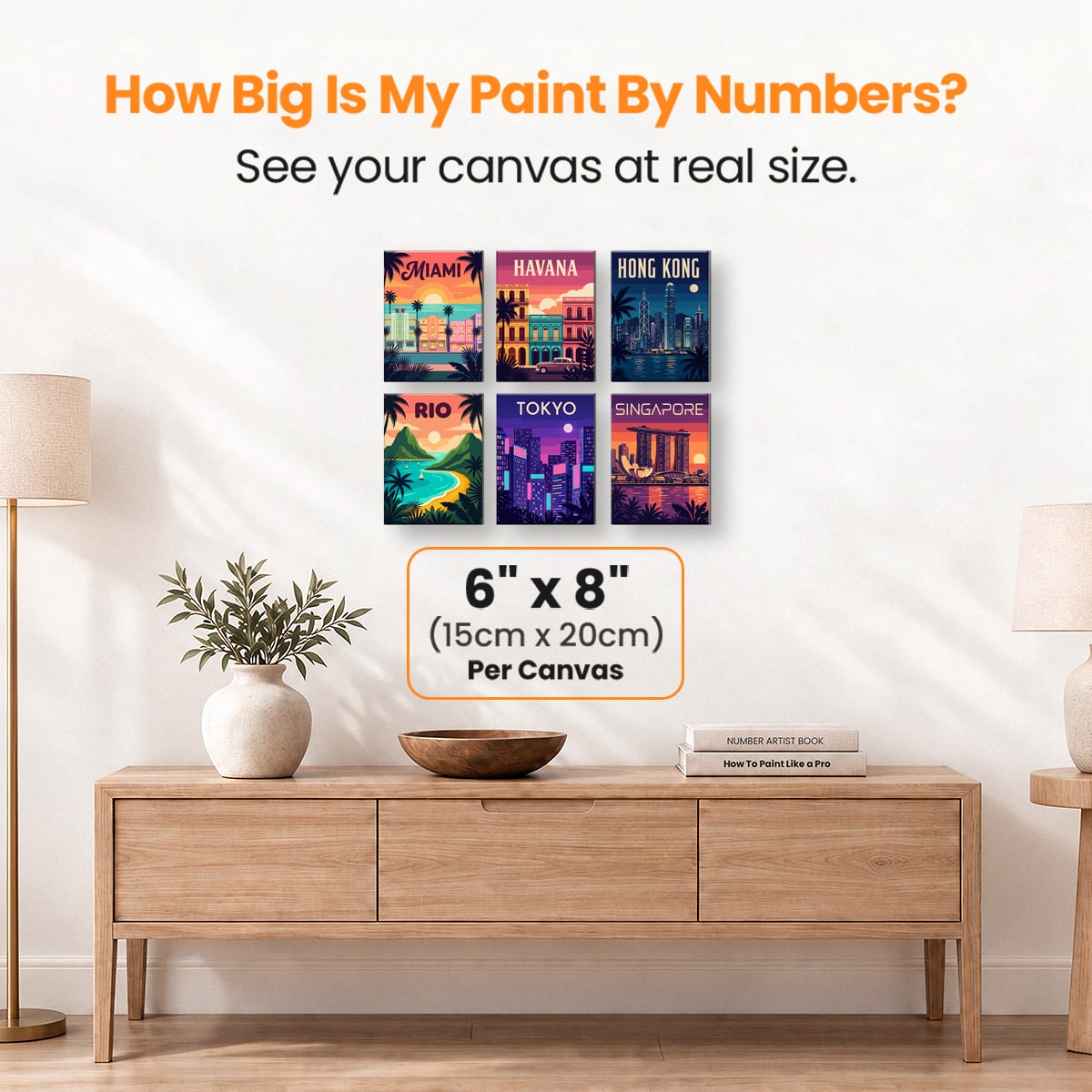 Passport Nights - Number Artist Paint by Numbers Kits