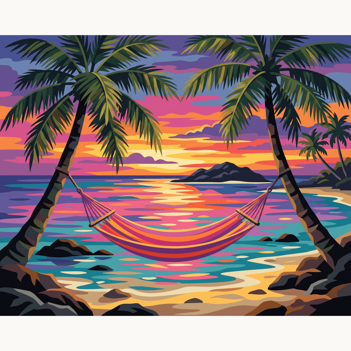 Slow Evenings - Number Artist Paint by Numbers Kits