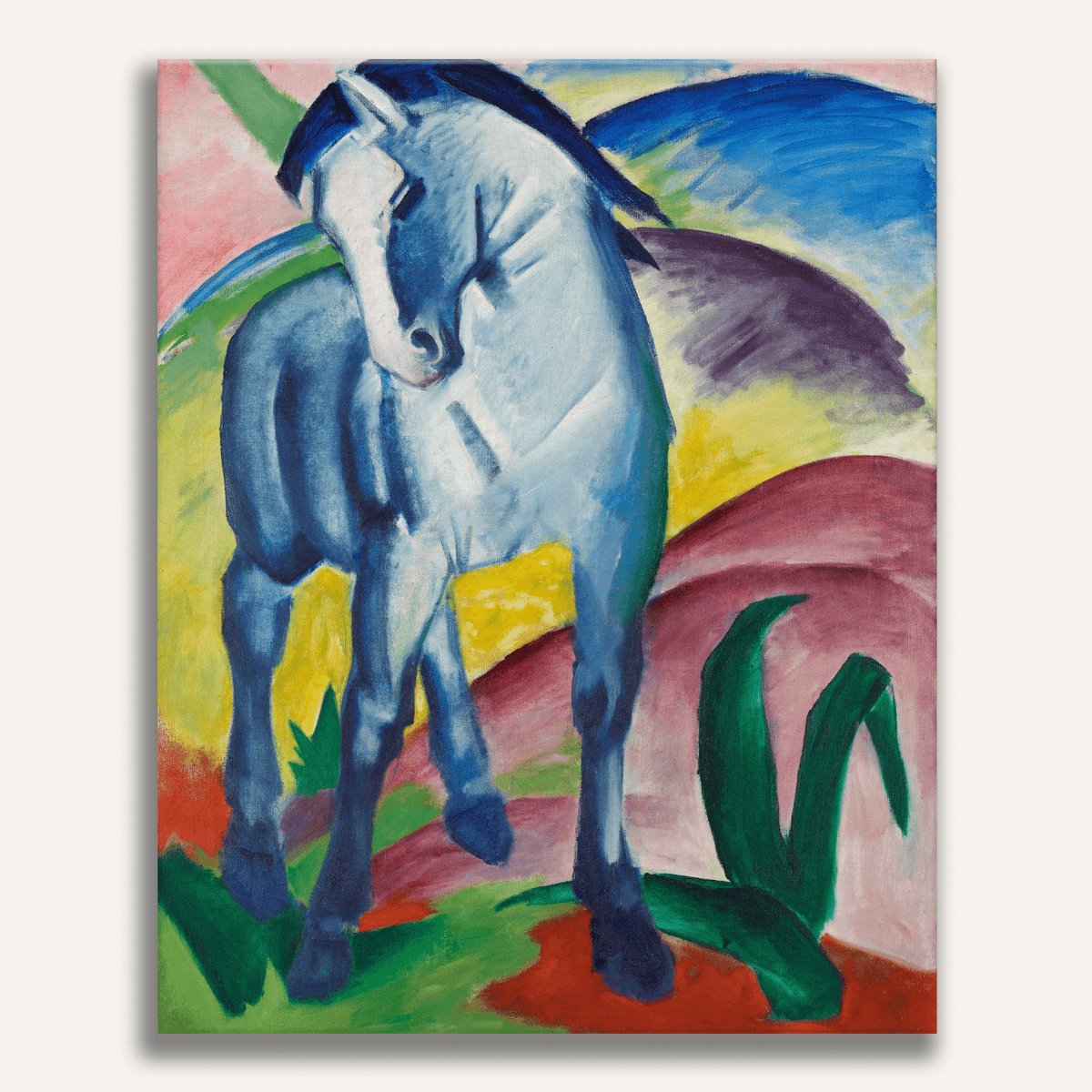 Blue Horse I by Franz Marc - Number Artist Paint by Numbers Kits