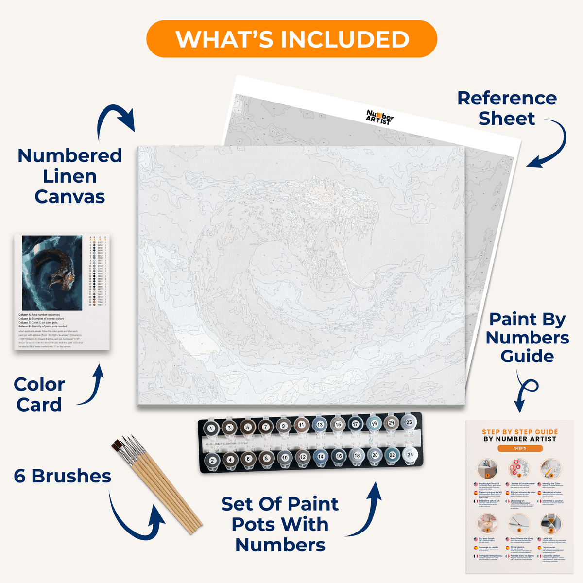 The World Serpent - Number Artist Paint by Numbers Kits