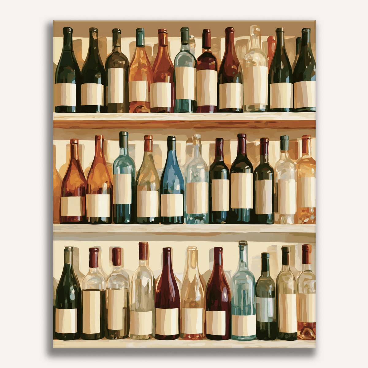 Wine Collection - Number Artist Paint by Numbers Kits