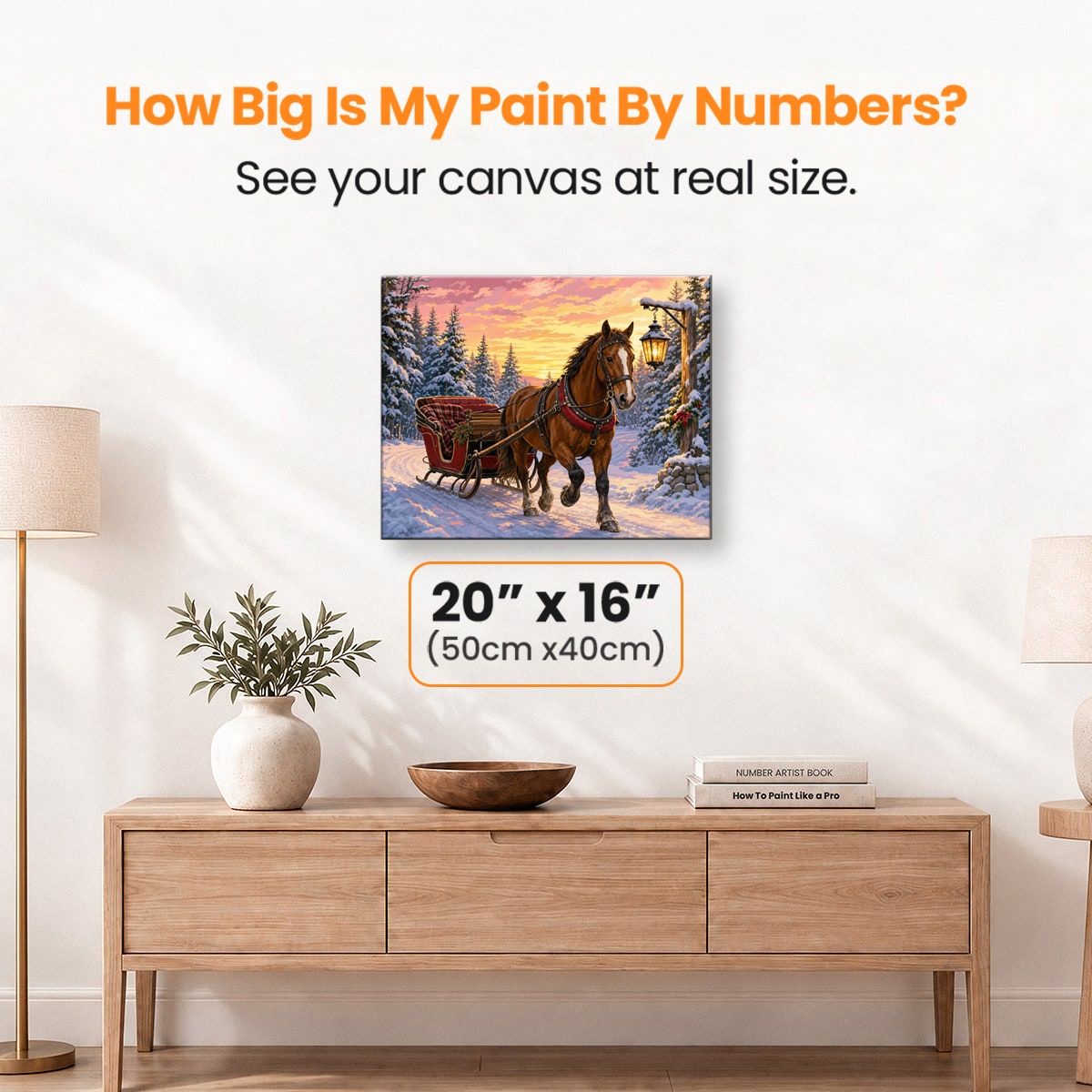 Winter Escape - Number Artist Paint by Numbers Kits