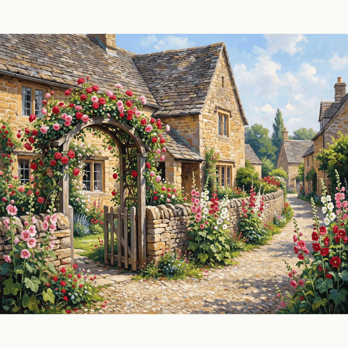Cotswolds Cottage - Number Artist Paint by Numbers Kits