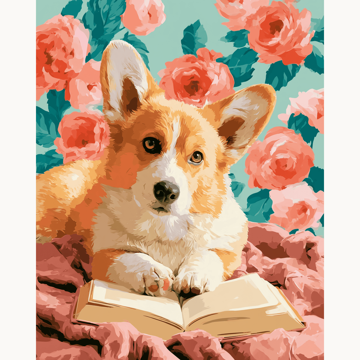 Corgi Literature - Number Artist Paint by Numbers Kits