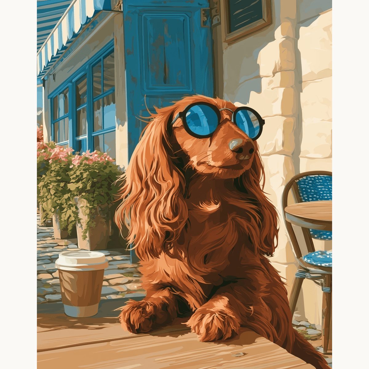 Too Cool for School - Number Artist Paint by Numbers Kits