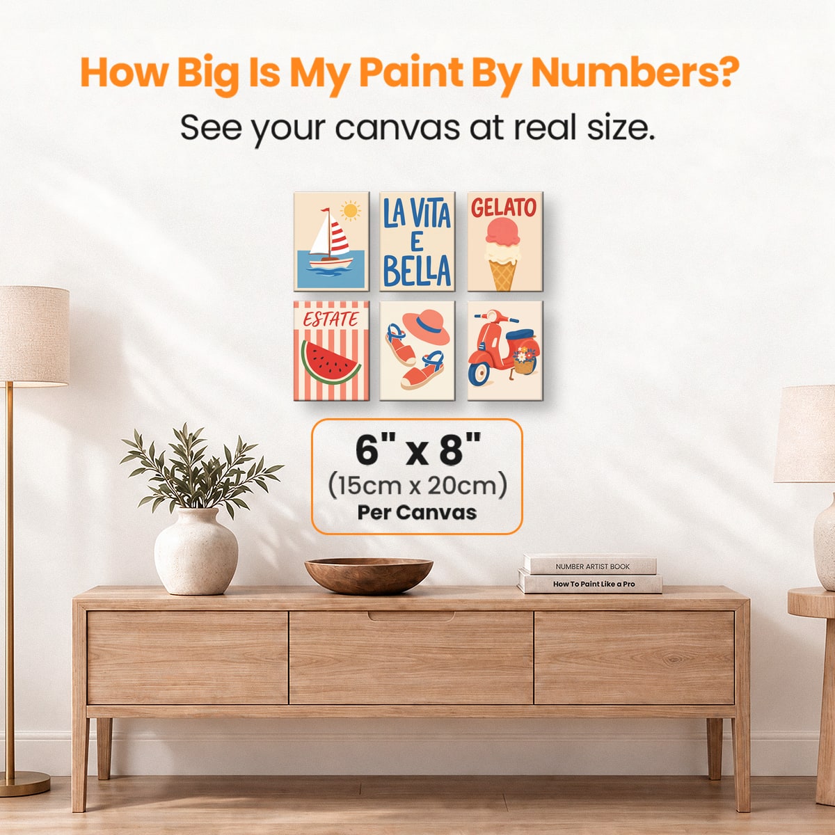 La Vita E Bella - Number Artist Paint by Numbers Kits
