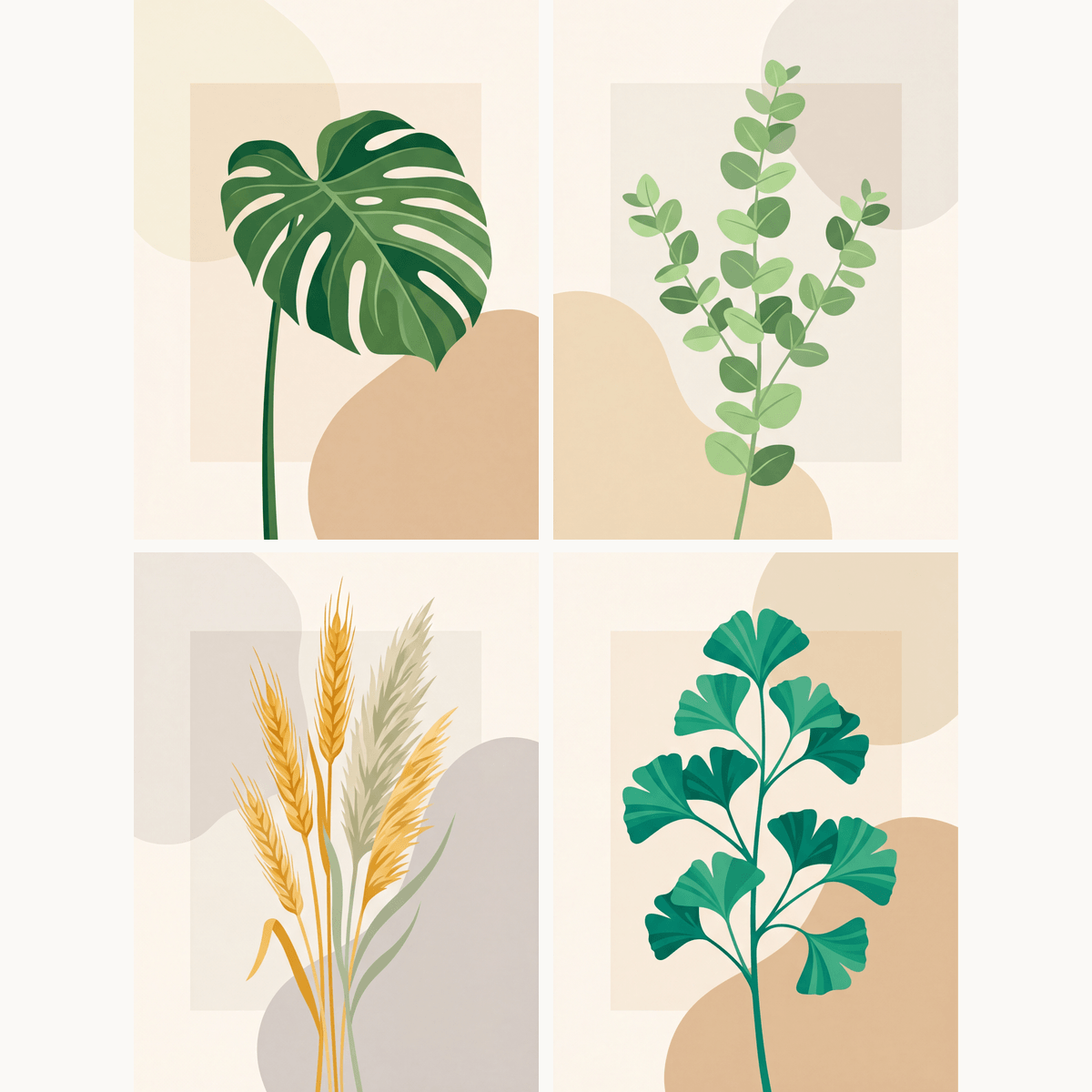 Modern Botanicals - Number Artist Paint by Numbers Kits