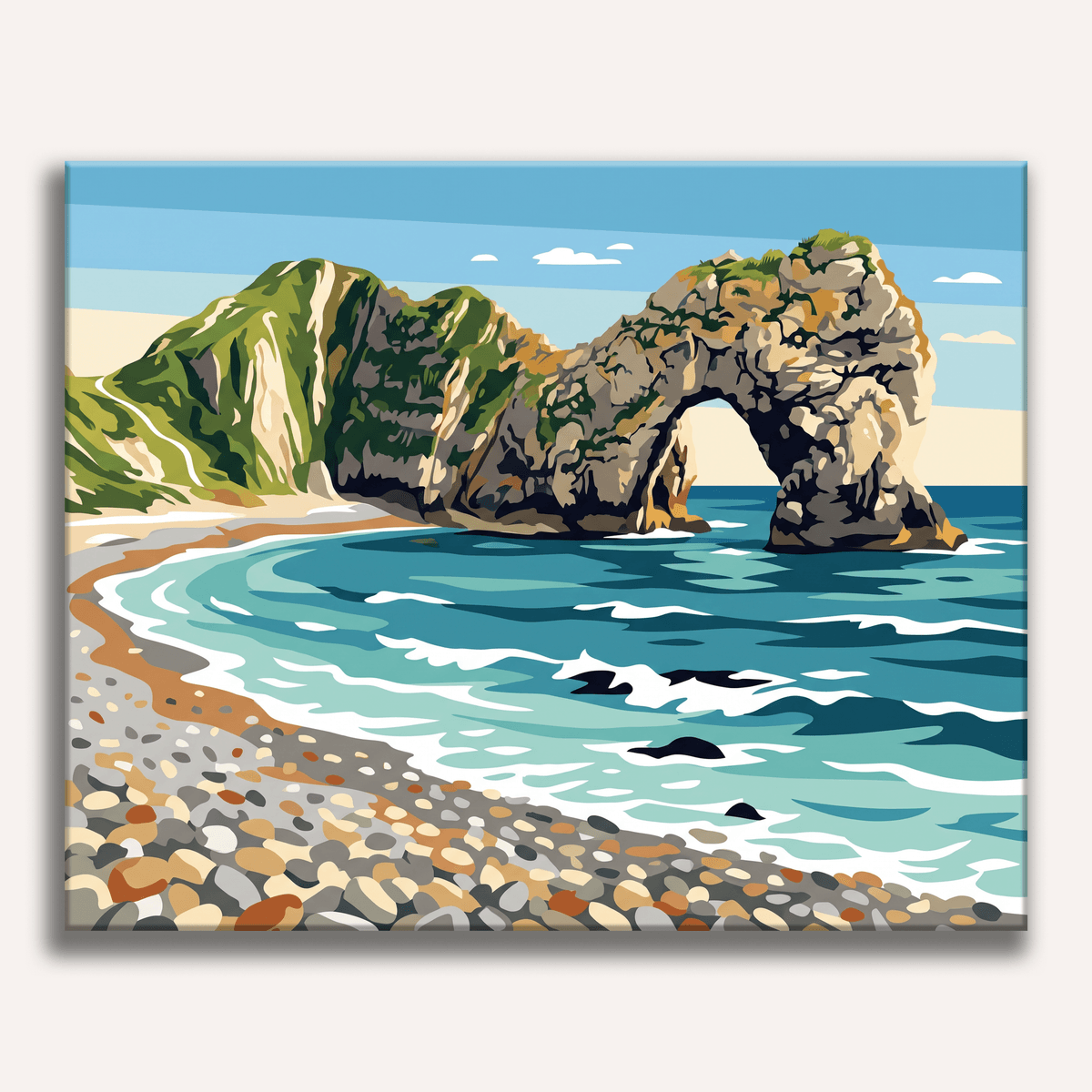 Durdle Door Morning - Number Artist Paint by Numbers Kits