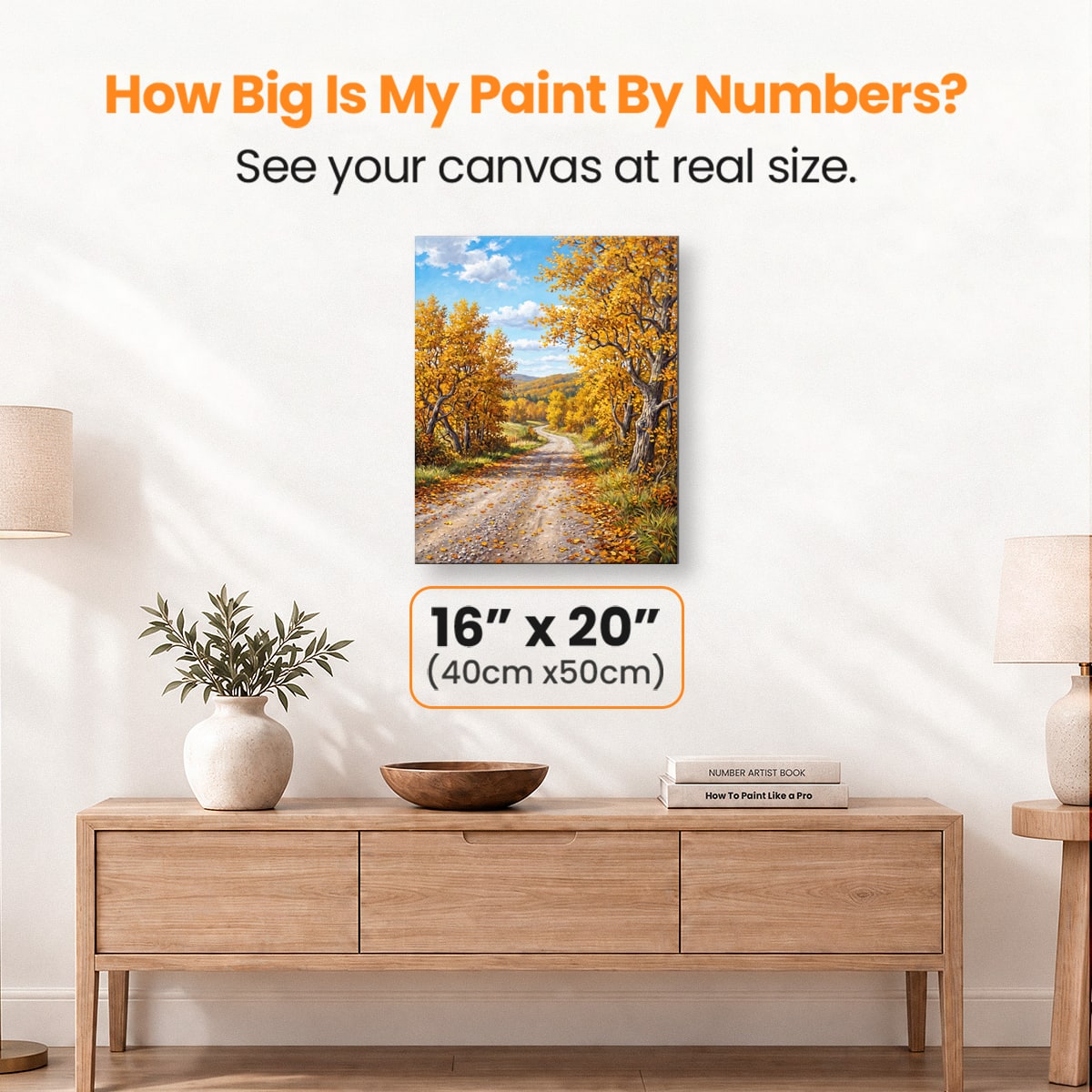 Country Poplars - Number Artist Paint by Numbers Kits