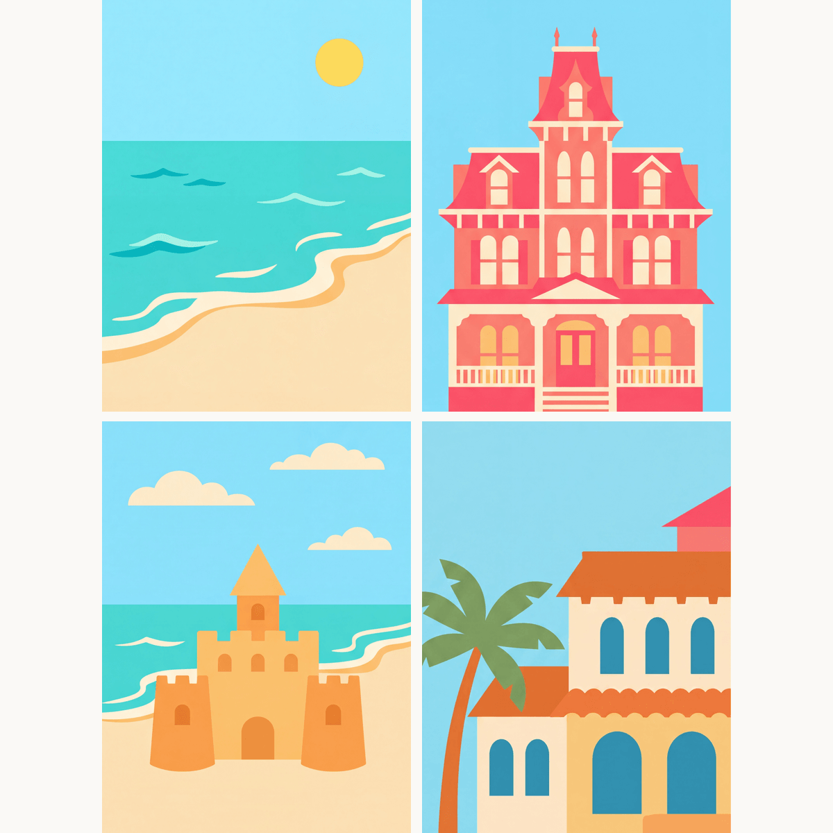 Coastal Haven - Number Artist Paint by Numbers Kits