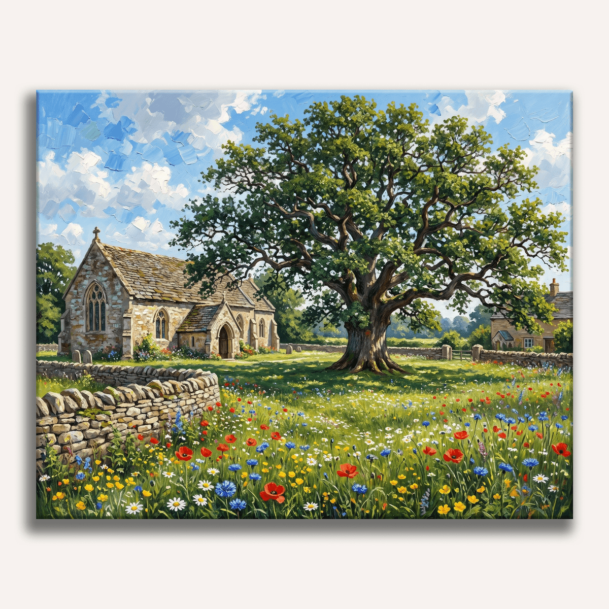 Sunday Village - Number Artist Paint by Numbers Kits