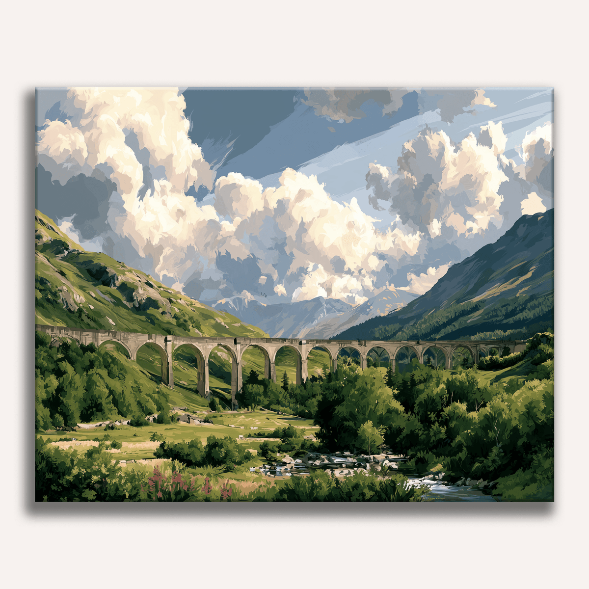 Glenfinnan Landscape - Number Artist Paint by Numbers Kits
