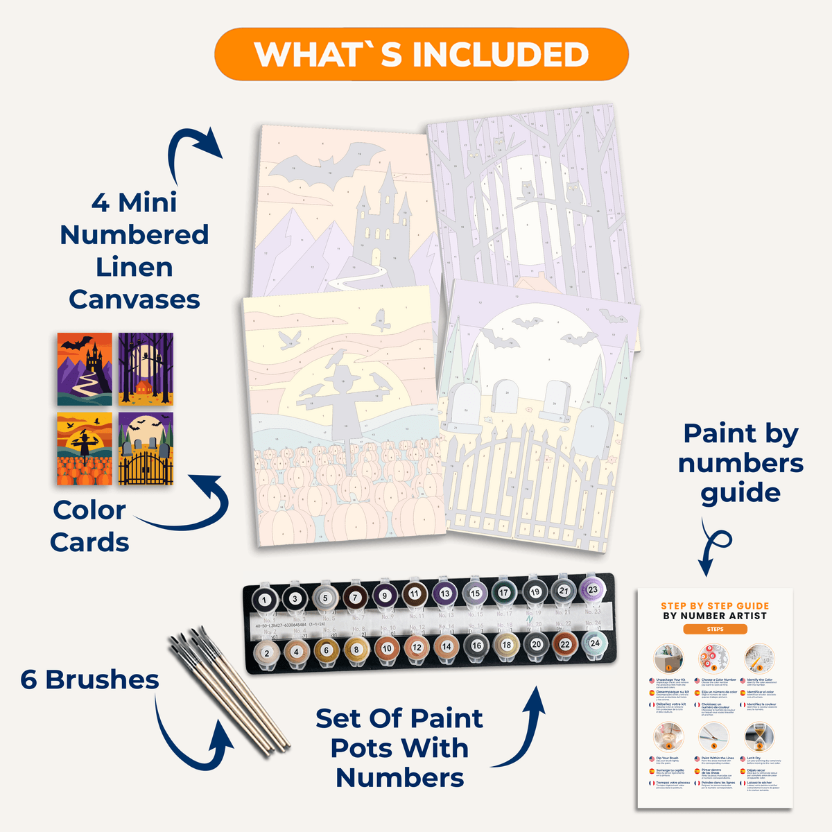 Haunted Nightfall - Number Artist Paint by Numbers Kits