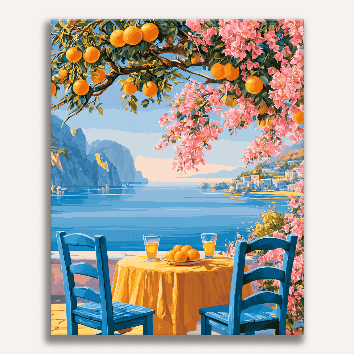 Morning in Amalfi - Number Artist Paint by Numbers Kits