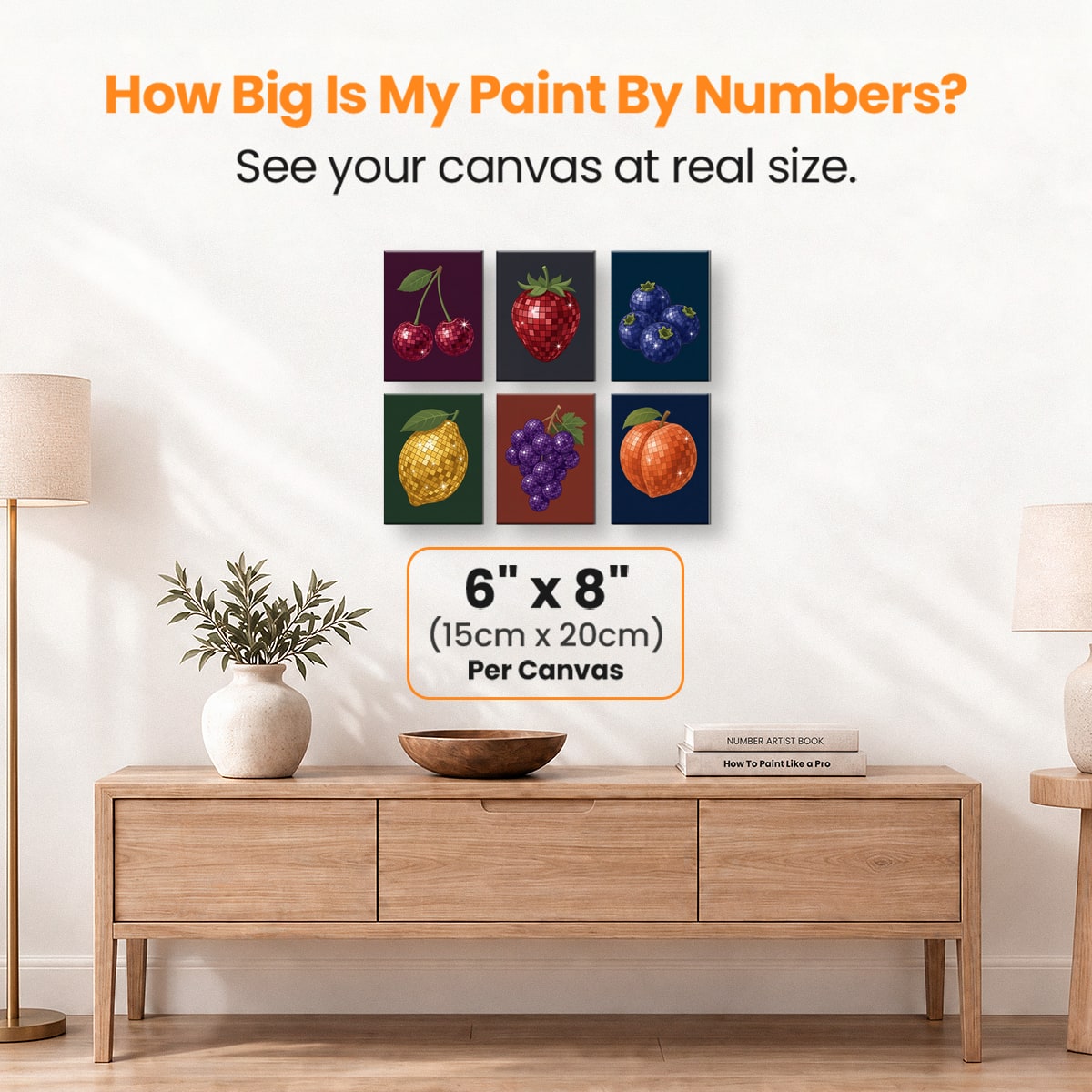 Disco Glimmer - Number Artist Paint by Numbers Kits