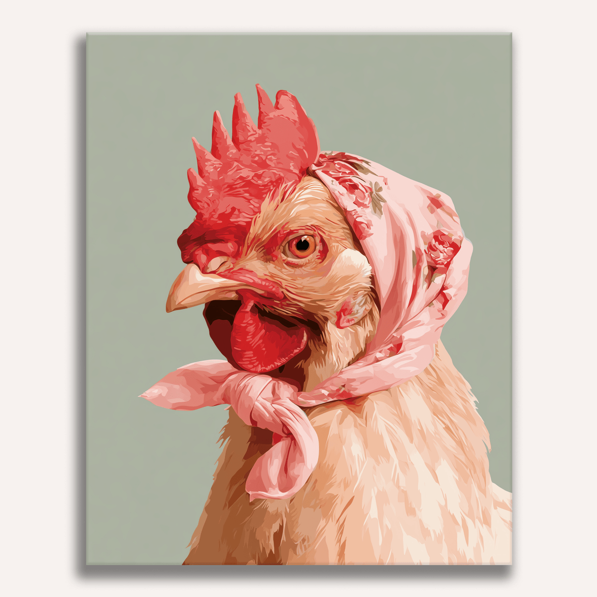 Hen's Portrait - Number Artist Paint by Numbers Kits