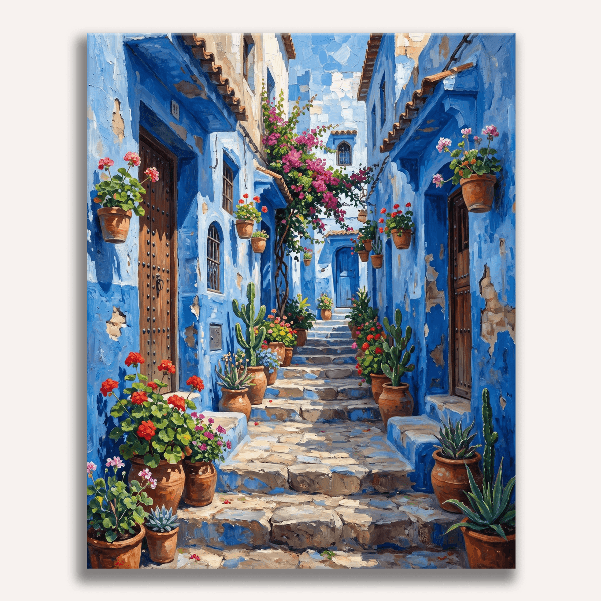 Blue Alley Wonder - Number Artist Paint by Numbers Kits