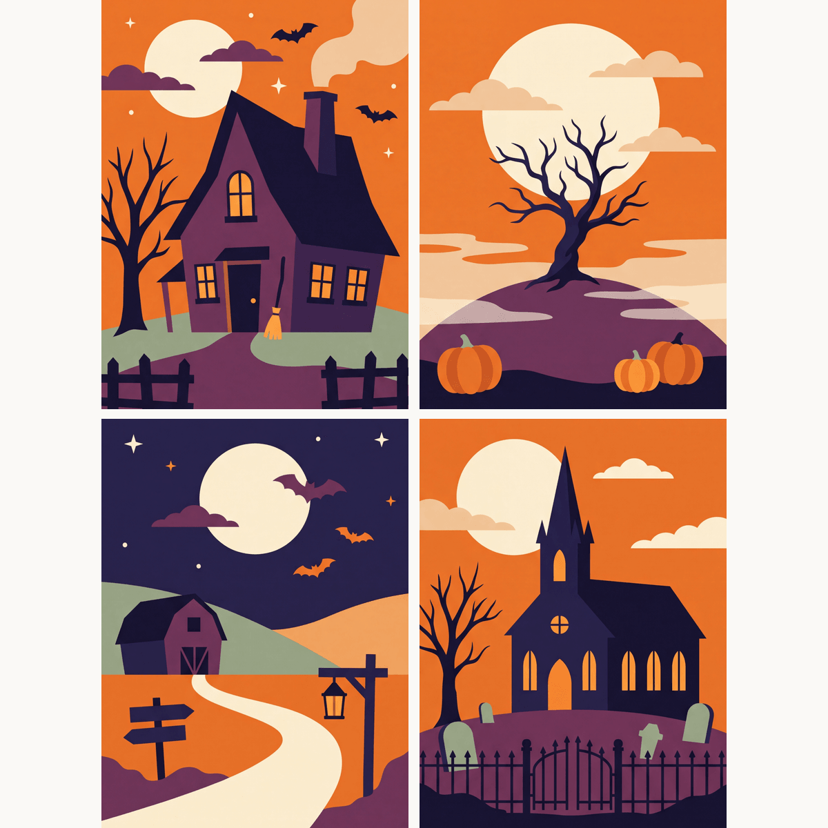 Midnight Spooks - Number Artist Paint by Numbers Kits