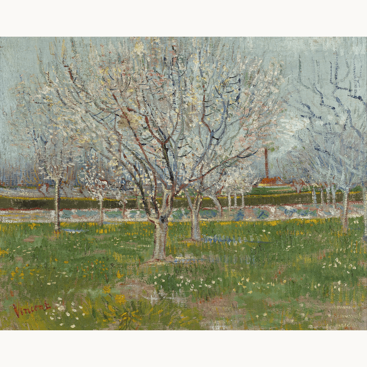 Orchard in Blossom by Vincent Van Gogh - Number Artist Paint by Numbers Kits