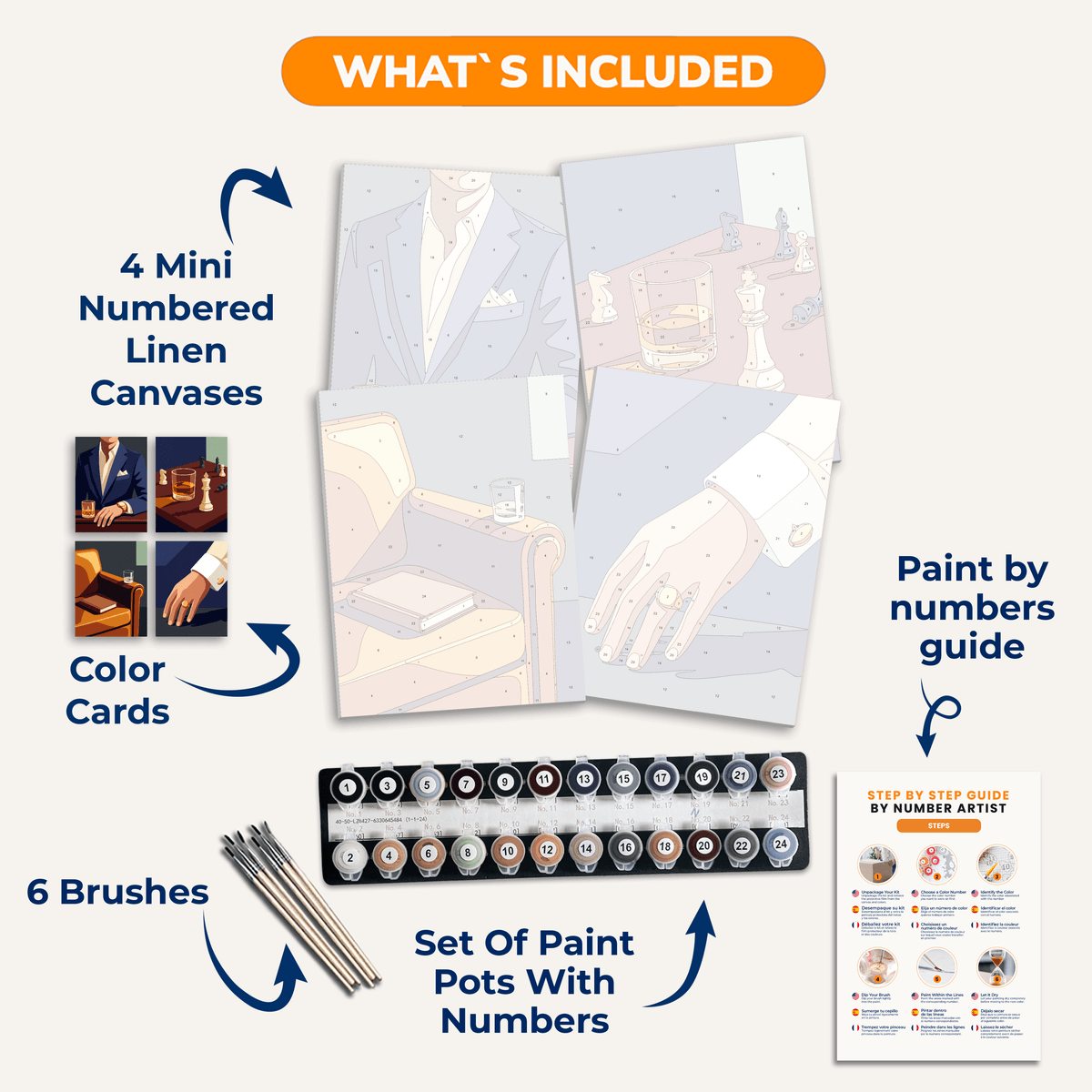 Old Money Hour - Number Artist Paint by Numbers Kits