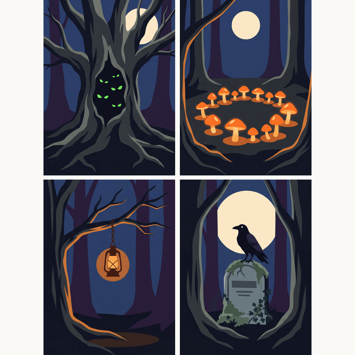 Hollow Tree - Number Artist Paint by Numbers Kits
