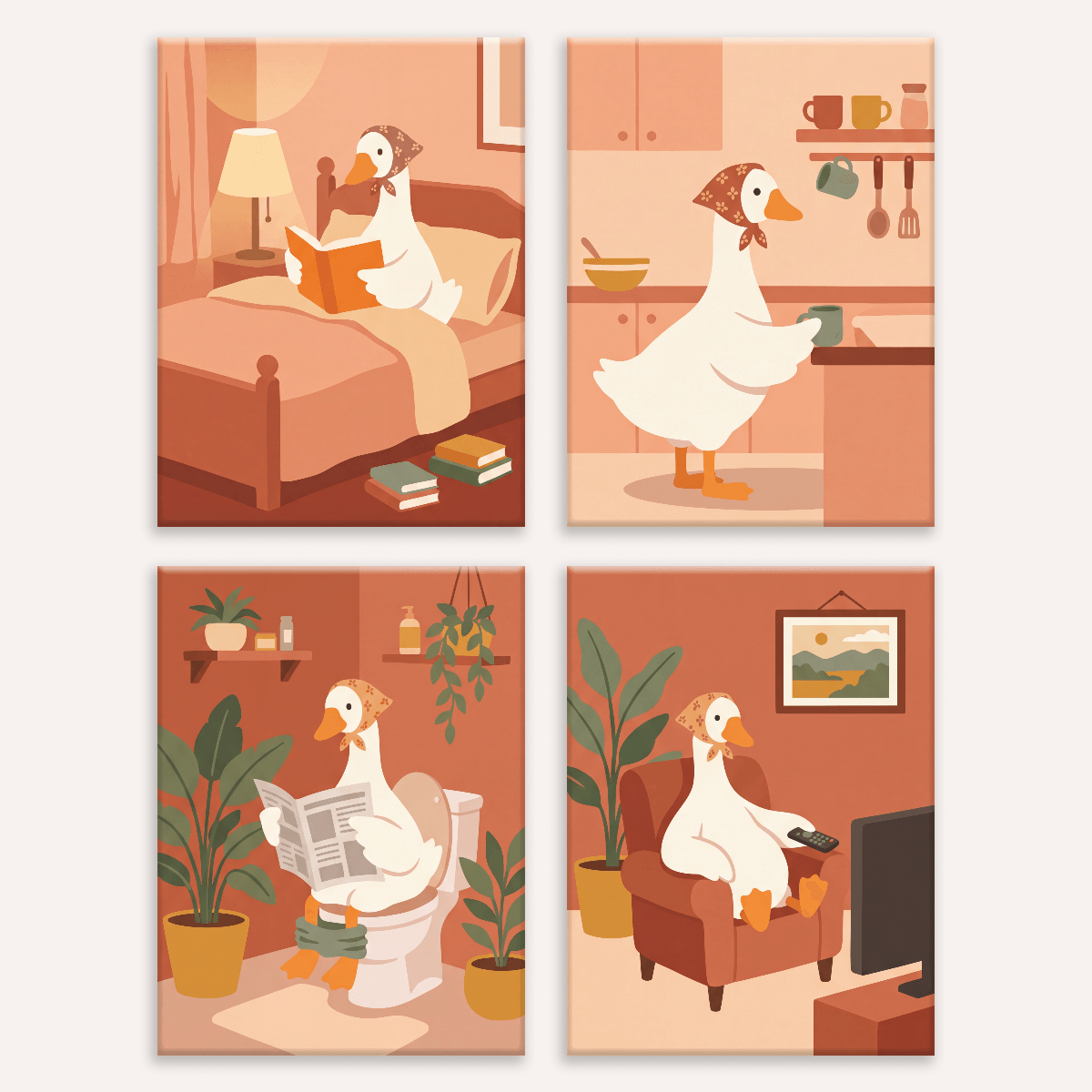 Goose Routine - Number Artist Paint by Numbers Kits