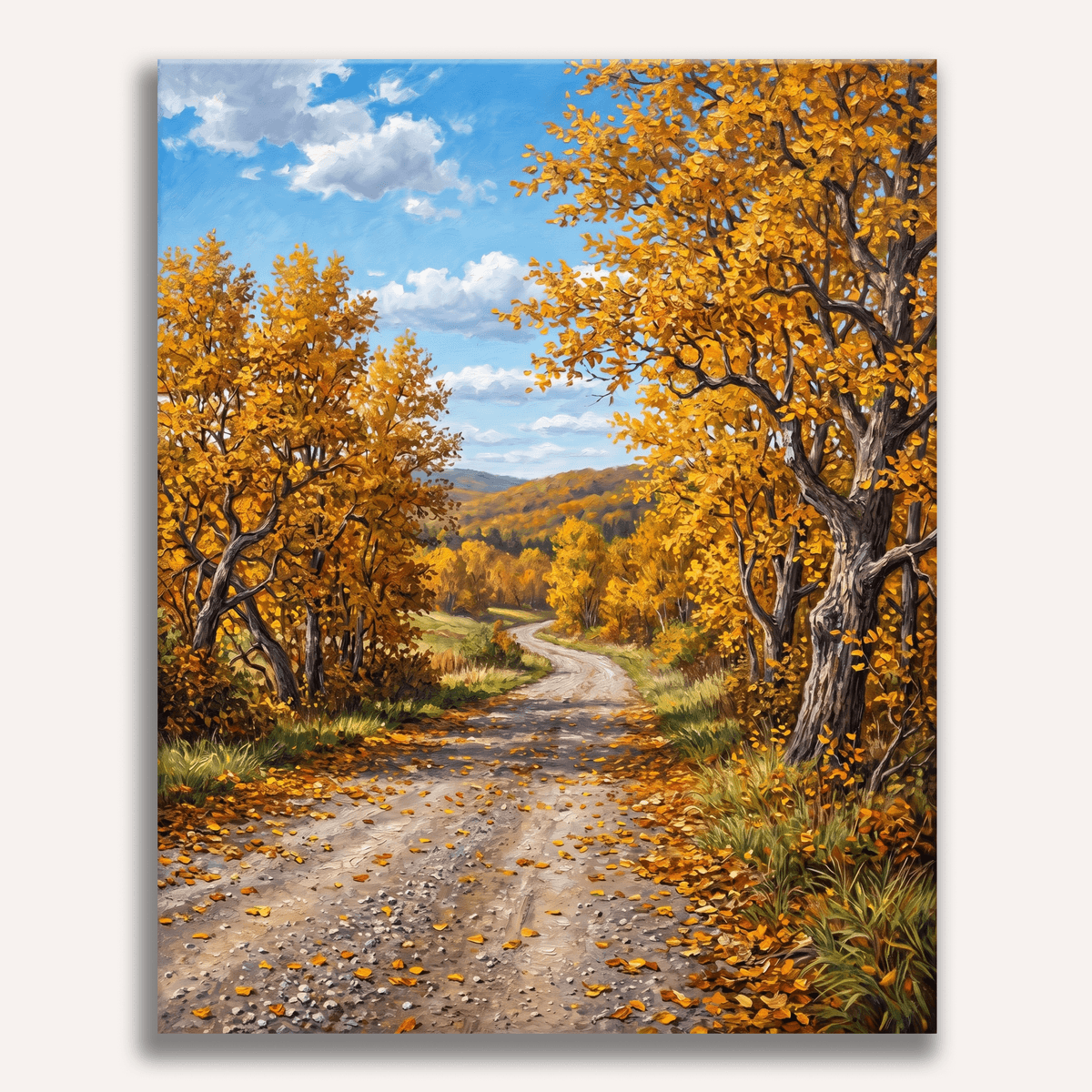 Country Poplars - Number Artist Paint by Numbers Kits