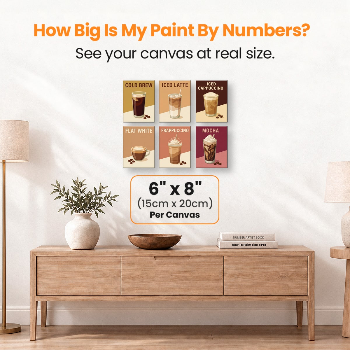 Iced Coffee Bar - Number Artist Paint by Numbers Kits