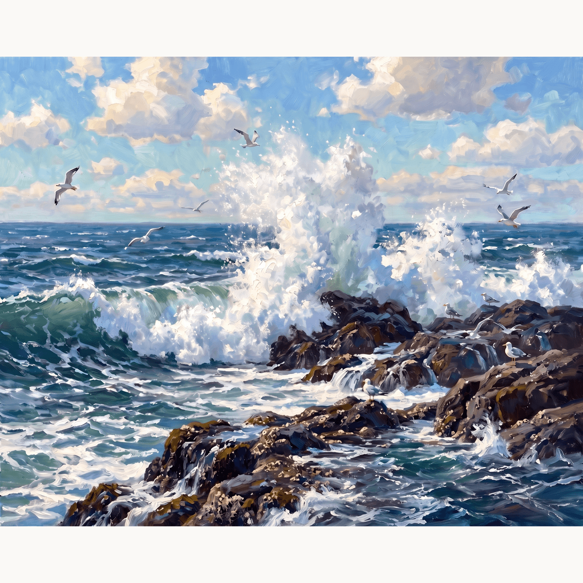 Sunny Wave - Number Artist Paint by Numbers Kits